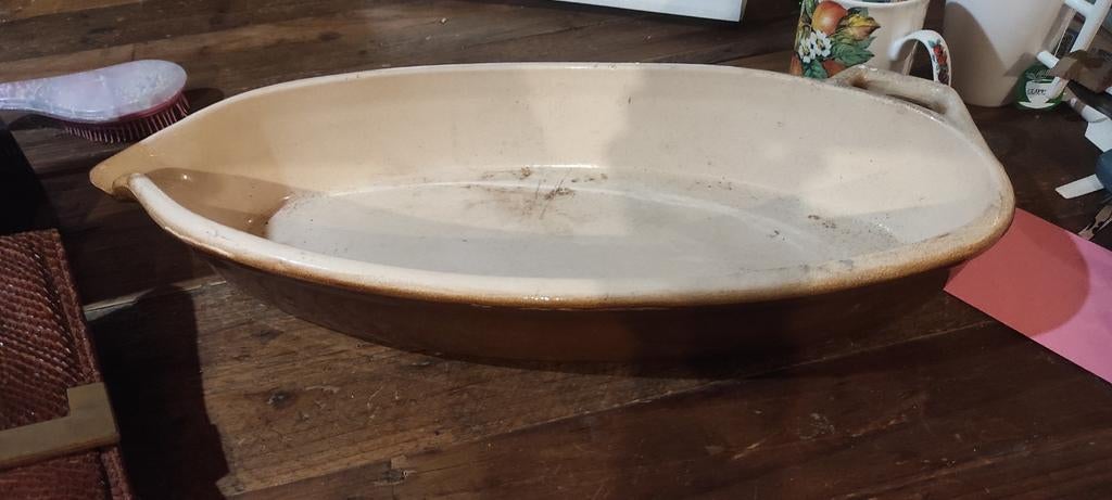 Vintage Franse vis ovenschotel, Huis en Inrichting, Ophalen