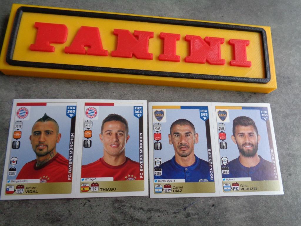 PANINI VOETBAL STICKERS  NIEUWE STAAT FIFA 365 2015/16 2X, Ophalen of Verzenden