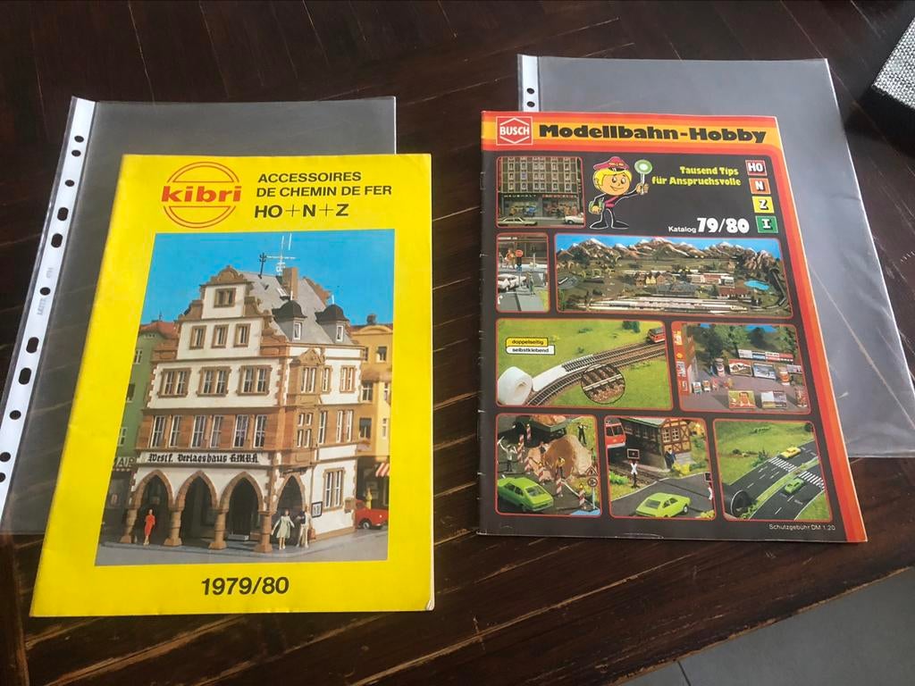 catalogues accessoires train modélisme kibri busch, Enlèvement, Utilisé, Livre, Revue ou Catalogue