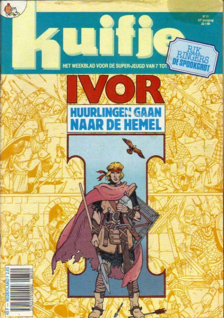 Weekblad Kuifje van 26-7-1988 , 43ste Jaargang, Nummer 31, Enlèvement ou Envoi, Utilisé, Plusieurs comics, Europe