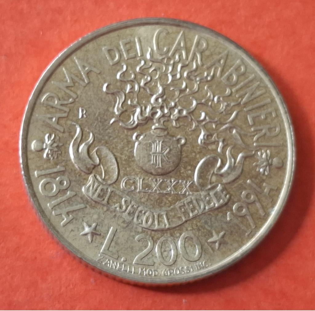 Pièce Italie - 1994 - Carabinieri, Verzenden, Italië, Losse munt