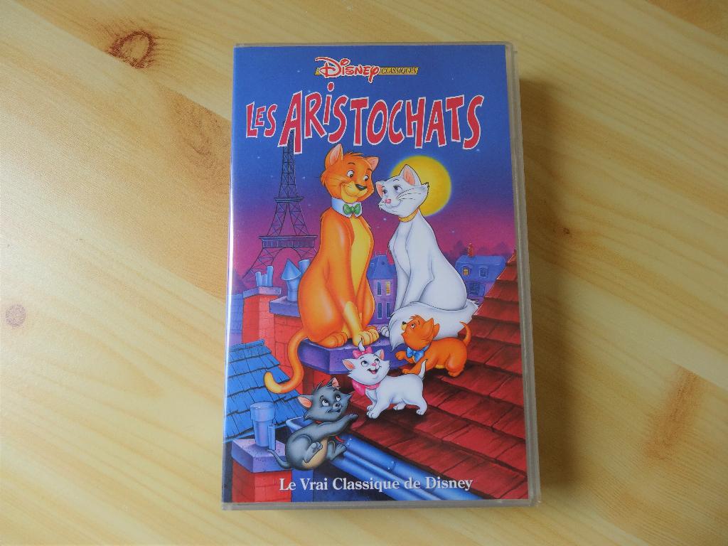 Les Aristochats VHS Dessin animé Disney, Tous les âges, Enlèvement, Utilisé, Dessin animé