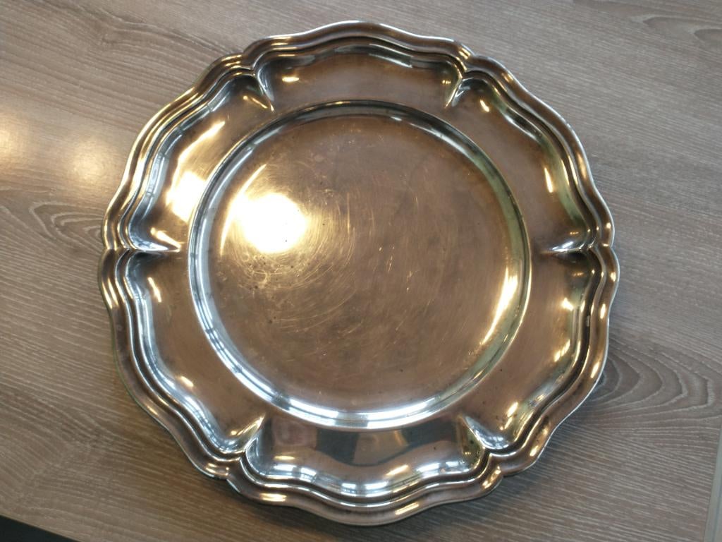 Verzilverde schaal Wiskemann, Ophalen