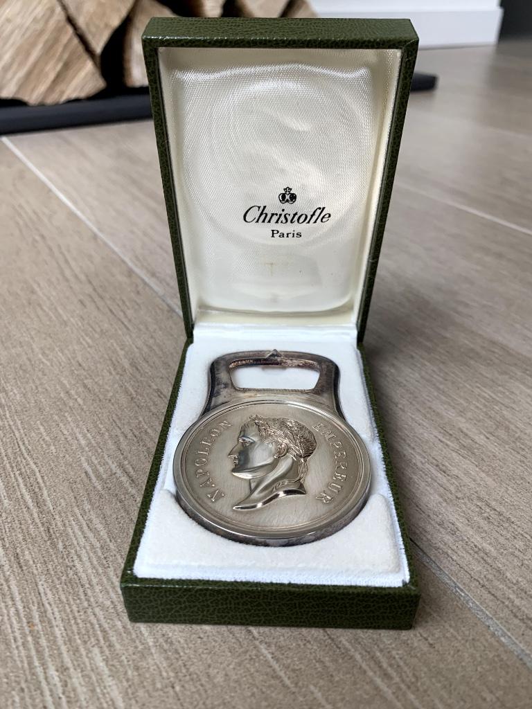 Christofle Flessenopener Zilver, Antiek en Kunst, Antiek | Zilver en Goud, Ophalen of Verzenden, Zilver