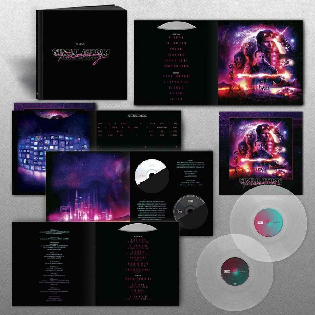 2LP+2Cd Box Muse Simulation Theory TRANSPARANT Vinyl ZGAN, Ophalen of Verzenden, Zo goed als nieuw, Overige formaten