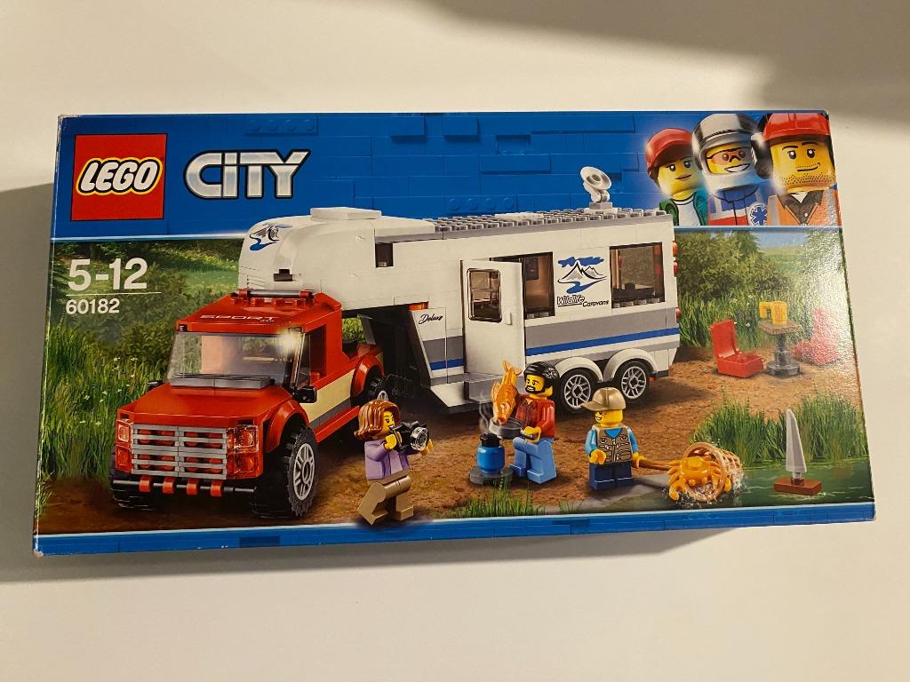 Lego City 60182 - Pick-uptruck en caravan, Ophalen of Verzenden, Zo goed als nieuw, Complete set, Lego