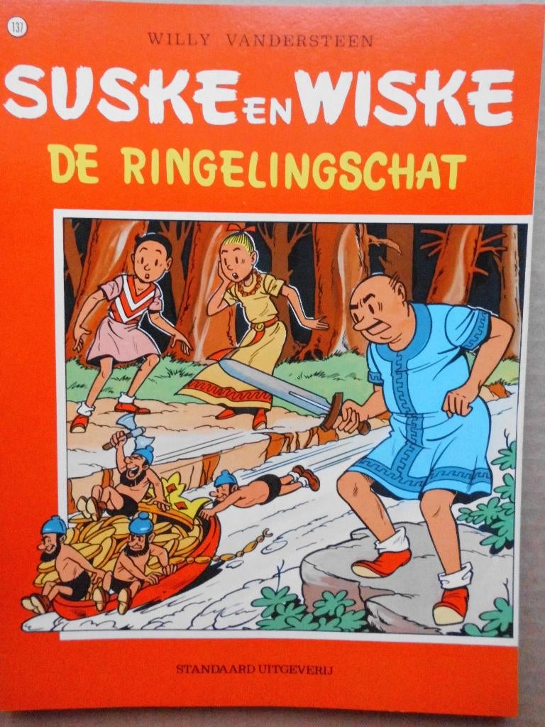 Suske en Wiske - De Ringelingschat, Boeken, Gelezen, Willy Vandersteen, Eén stripboek, Ophalen of Verzenden