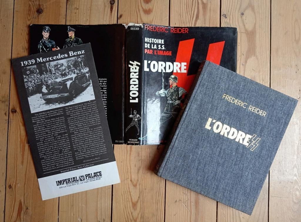 boek Frederic Reider Histoire de la SS par l'image, Verzamelen, Militaria | Tweede Wereldoorlog, Overige soorten, Boek of Tijdschrift
