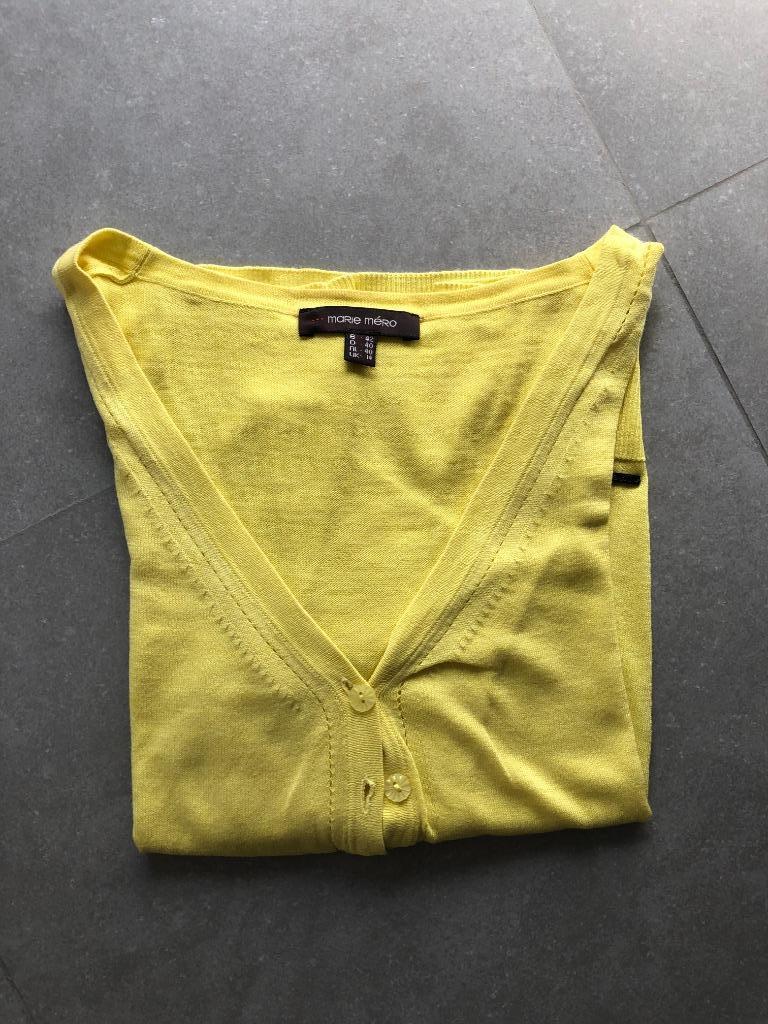 gilet dames geel, Kleding | Dames, Geel, Maat 42/44 (L), Marie Méro, Ophalen of Verzenden