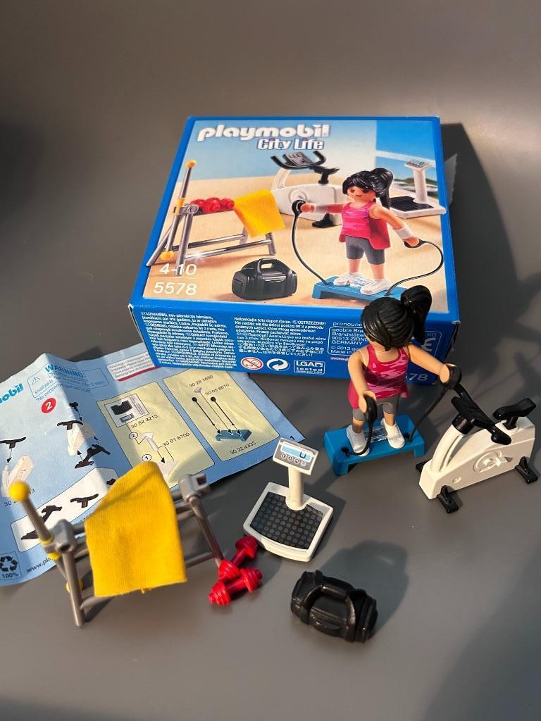 Playmobil City Life 5578 - Salle de sport / cours de fitness, Kinderen en Baby's, Speelgoed | Playmobil, Ophalen, Gebruikt, Complete set