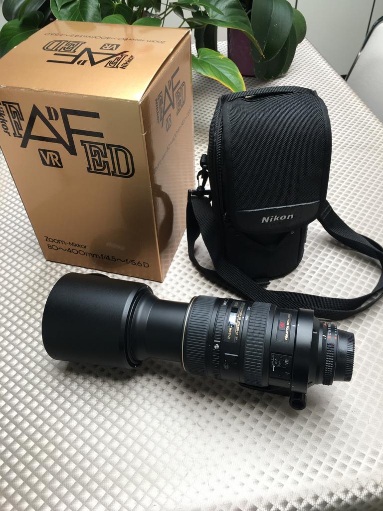 Nikon 80-400 mm, Ophalen, Zo goed als nieuw