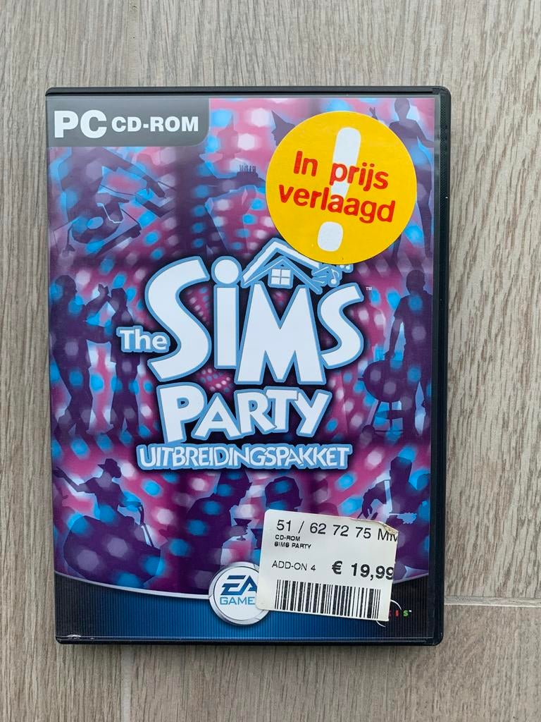 The Sims party uitbreidingspakket, Games en Spelcomputers, 1 speler, Eén computer, Ophalen of Verzenden, Zo goed als nieuw