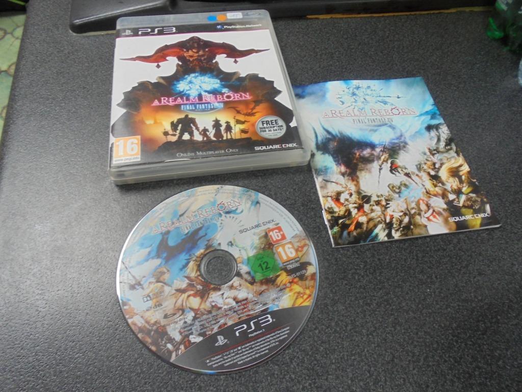 Playstation 3 A realm reborn Final Fantasy XIV (orig-complee, 1 speler, Ophalen of Verzenden, Gebruikt, Vanaf 16 jaar
