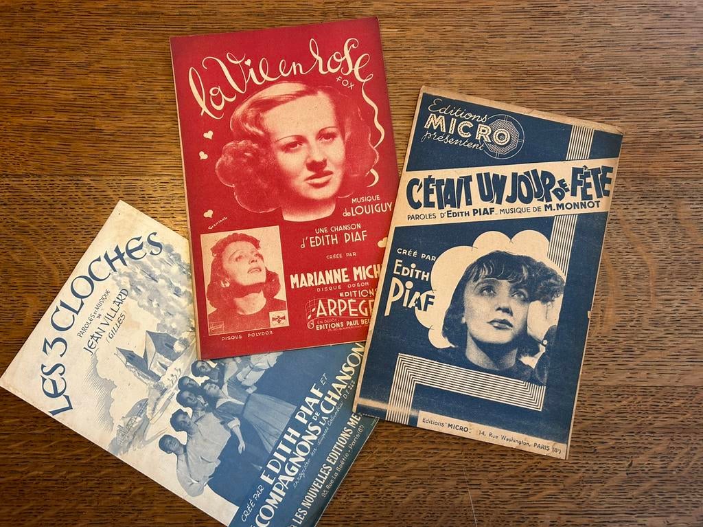 Anciennes partitions Edith Piaf, Enlèvement ou Envoi, Musique, Cinéma ou TV