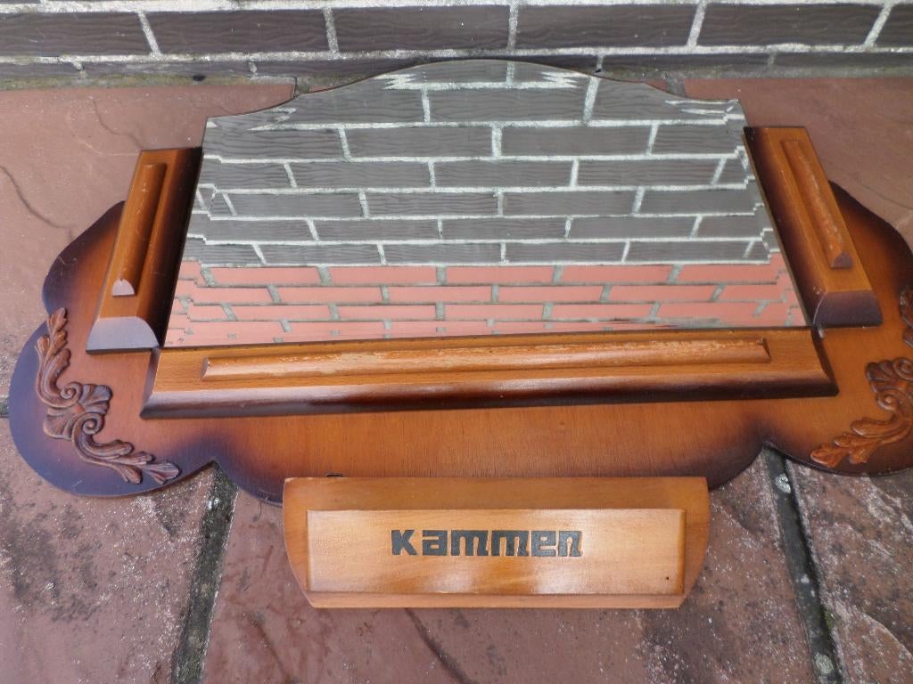 retro spiegel kambakje en kapstok brievenhouder, Ophalen