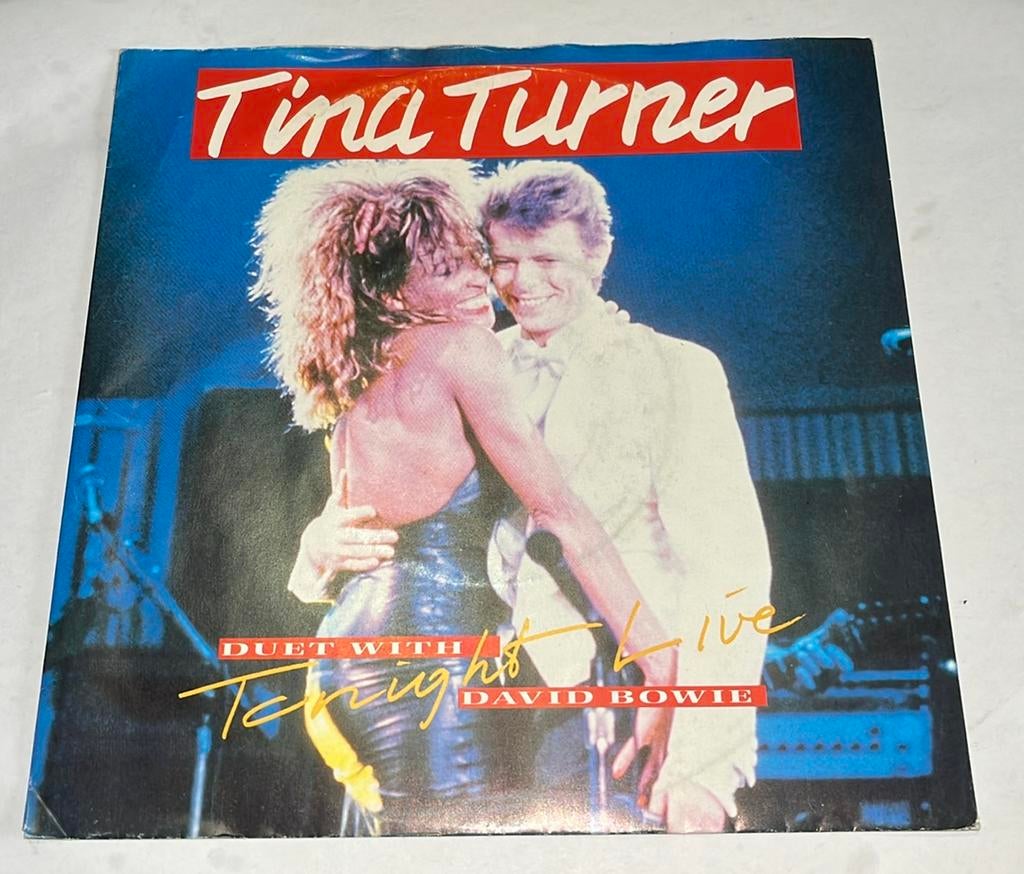 Tina Turner & David Bowie - Tonight Live - 7” vinyl single, Cd's en Dvd's, Vinyl Singles, Ophalen of Verzenden, Gebruikt, Single