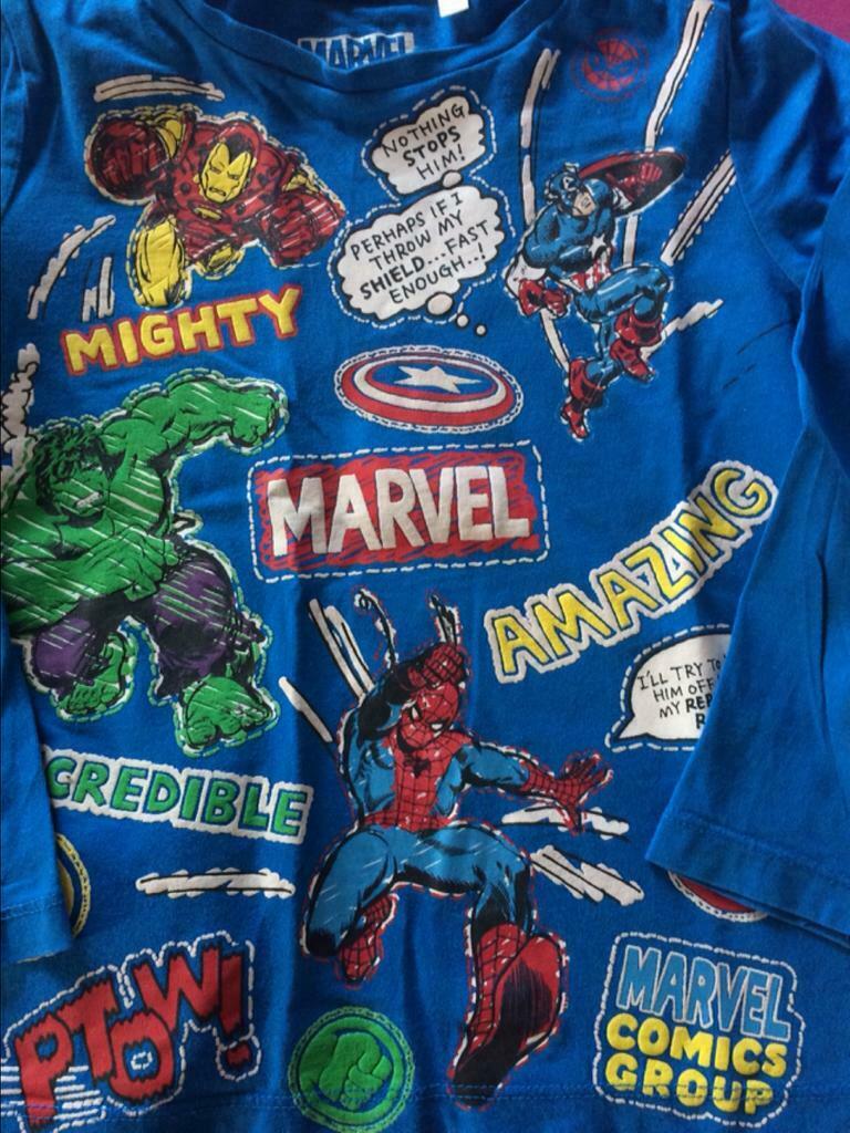 Longsleeve spiderman 104-110, Kinderen en Baby's, Ophalen of Verzenden, Gebruikt, Jongen, Shirt of Longsleeve
