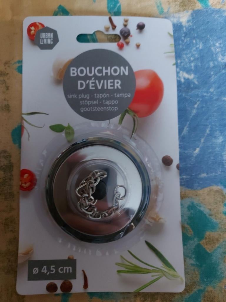 bouchon d'évier, Enlèvement ou Envoi, Neuf