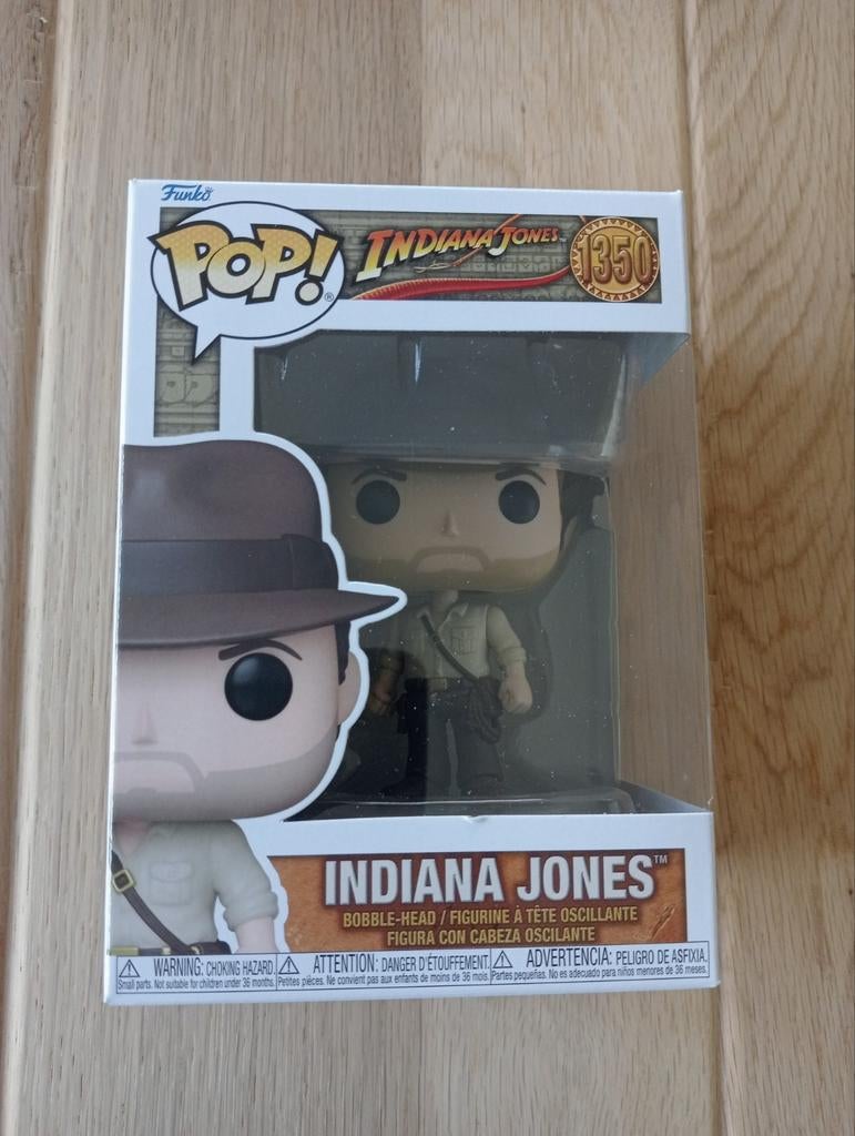 Funko pop Indiana Jones #1350 without jacket nieuwstaat, Verzamelen, Ophalen of Verzenden, Nieuw