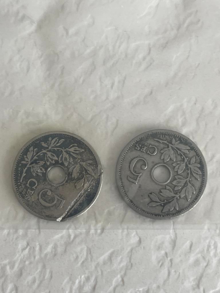 België – 5 Centiem (1905 & 1920), Ophalen