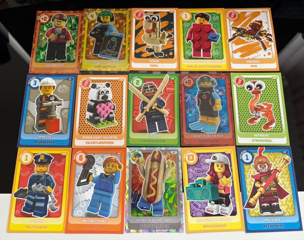 32 Lego Trading Cards (2021), Enlèvement ou Envoi, Comme neuf, Plusieurs cartes