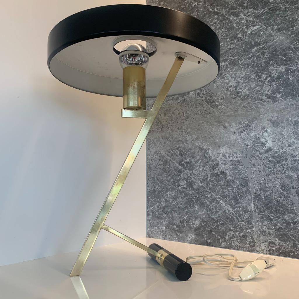 Lampe de table Diplomat modèle Z par Louis Kalff pour Philip, Moins de 50 cm, Enlèvement ou Envoi, Design, Utilisé