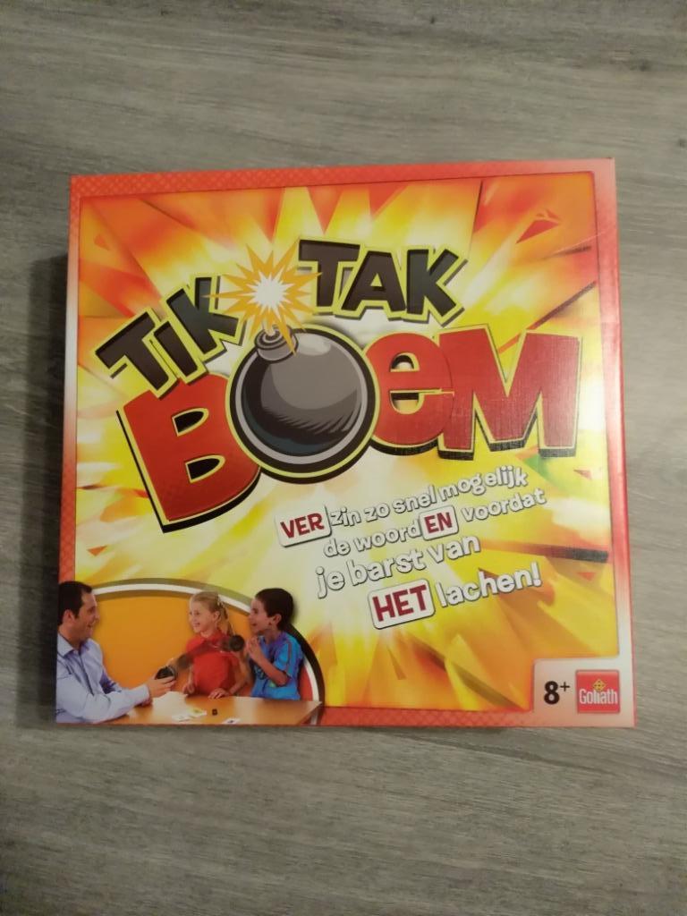 Gezelschapsspel Tik tak boem, Hobby en Vrije tijd, Ophalen of Verzenden, Gebruikt