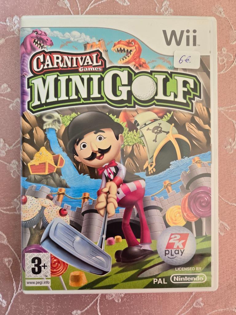 Jeu Wii Carnival Minigolf Nintendo, Enlèvement, Utilisé