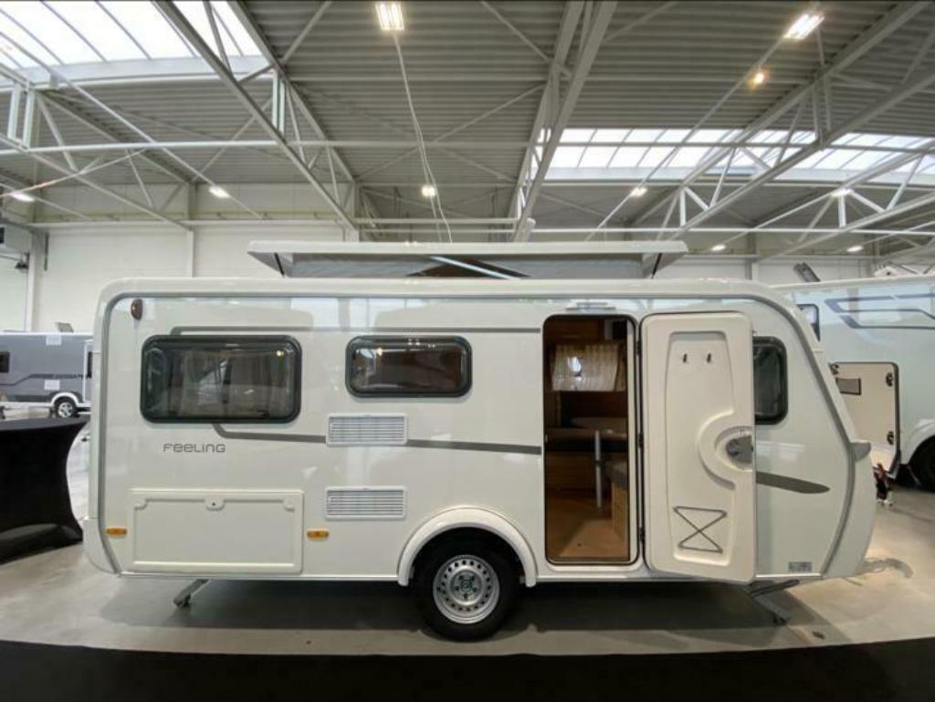 Eriba Hymer Feeling 425 NIEUW - PROMO, Caravans en Kamperen, Standaardzit, Bedrijf, 5 tot 6 meter, Eriba