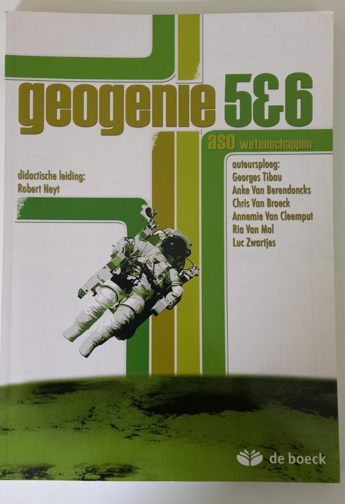 Geogenie 5&6 - Leerboek ASO wetenschappen, Boeken, Ophalen, ASO, Uitgeverij De Boeck, Nieuw