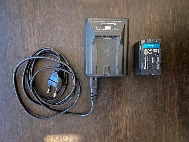 batterij Panasonic vsb0419 type 6 & oplader, Ophalen of Verzenden, Gebruikt, Oplaadbaar