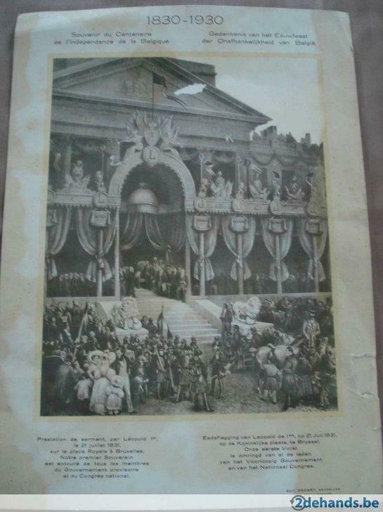 Gedenkenis: Eeuwfeest der Onafhankelijkheid van België, Enlèvement, Image pieuse
