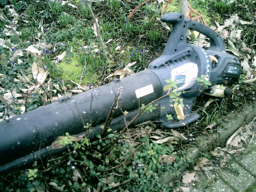 Bladblazer benzine voor opmaak, Ophalen, Benzine, Gebruikt, Met opvangzak