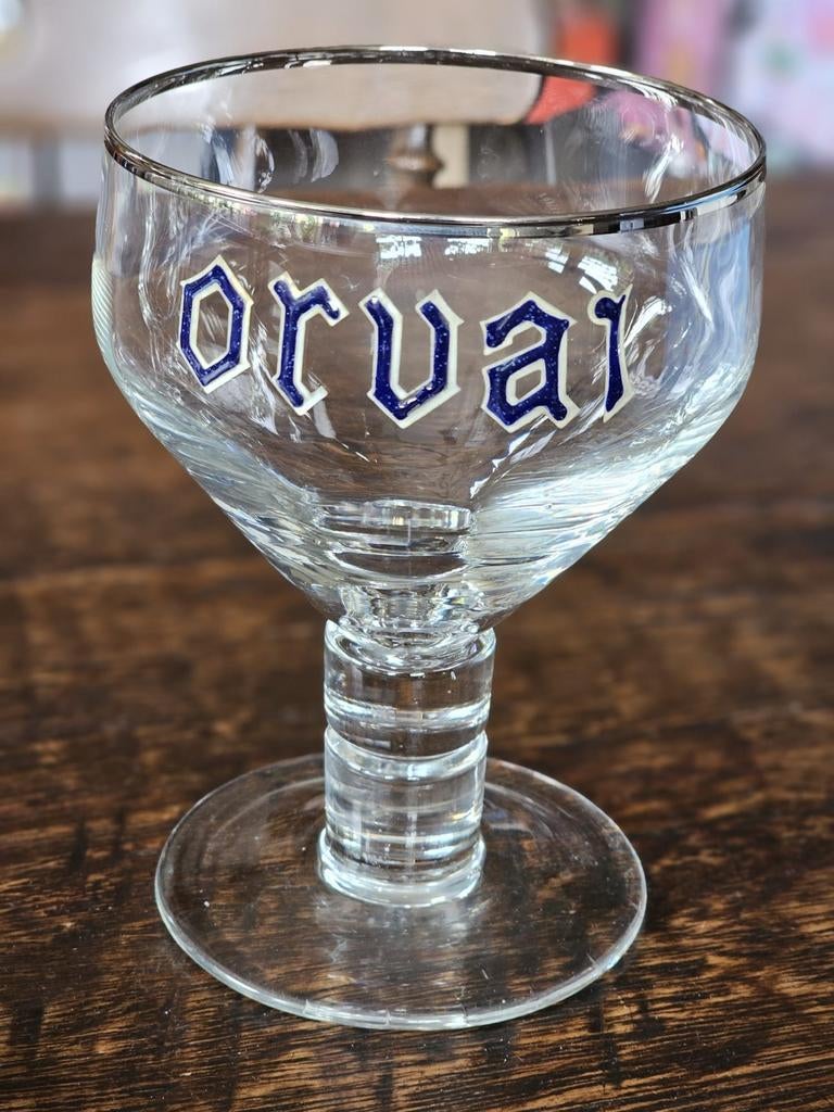 Uniek ORVAL glas emaille, Verzamelen, Ophalen of Verzenden, Zo goed als nieuw