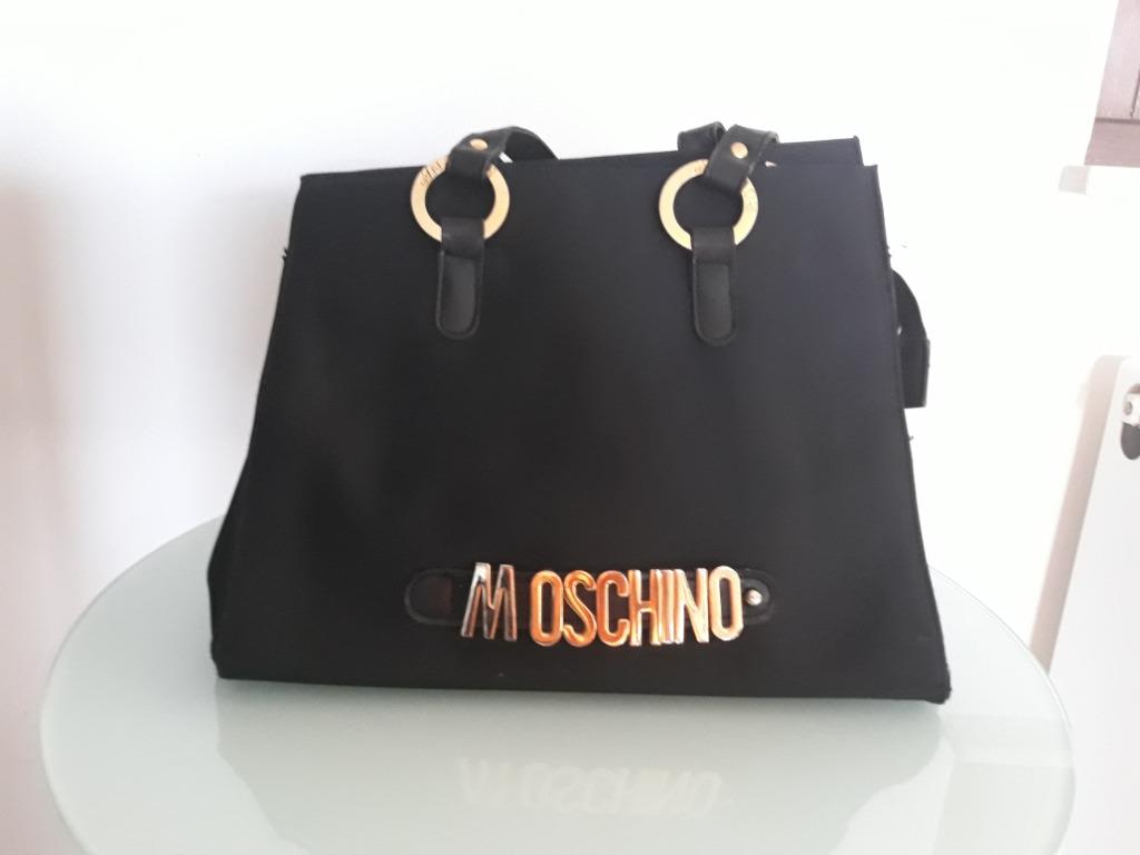 MOSCHINO-tas, Ophalen of Verzenden, Zo goed als nieuw, Zwart, Schoudertasje