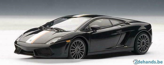 1:43 AUTOart Lamborghini Gallardo LP550-2 Balboni black, Enlèvement ou Envoi, Neuf, Voiture
