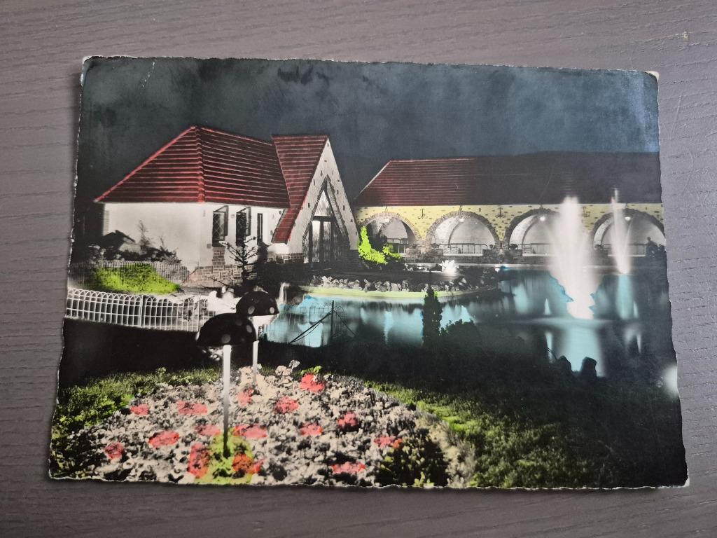 Meli Park postkaart "sprookjesachtige parkverlichting", Ophalen of Verzenden, Zo goed als nieuw