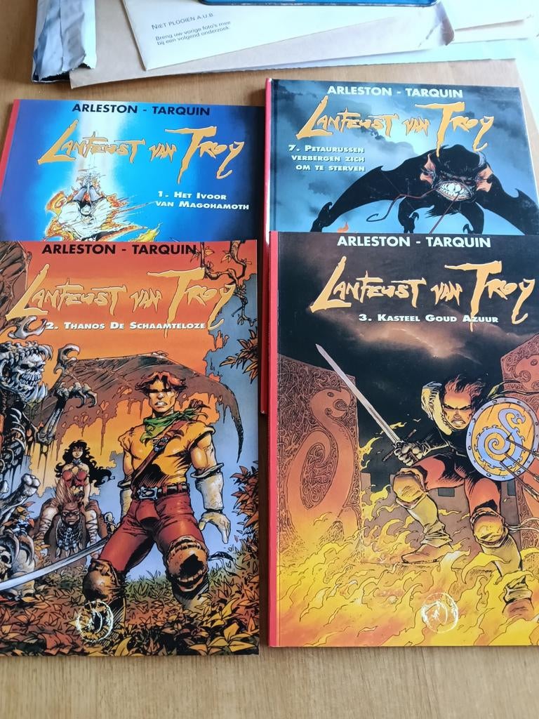 4 strips Lanfeust van Troy, Ophalen of Verzenden