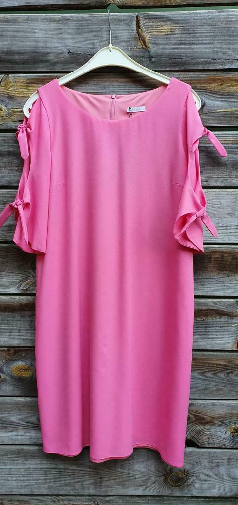 Roze jurk met speciale mouwen/lintjes SENSO maat 38, Maat 38/40 (M), Ophalen of Verzenden, Zo goed als nieuw, Roze