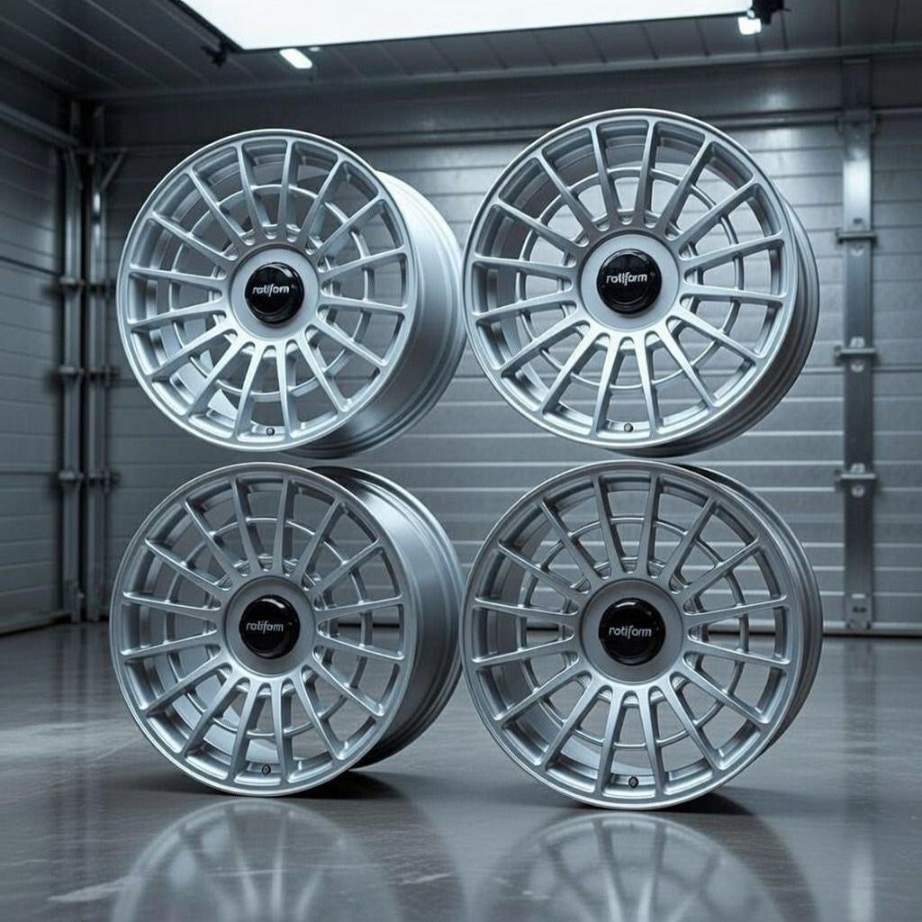 5x112 & 5x114.3  Rotiform LAS-R – 19 inch – Silver Finish, Ophalen, Nieuw
