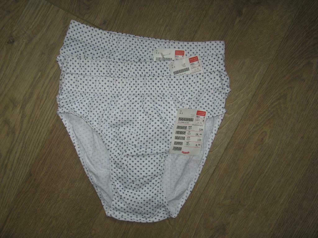 2 nouveaux slips pour hommes, taille S., Envoi, Neuf, Taille 46 (S) ou plus petite, Blanc