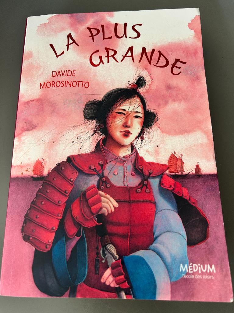 Roman La plus grande, Davide Morosinotto, Ecole des Loisirs, Enlèvement, Comme neuf, Davide Morosinotto