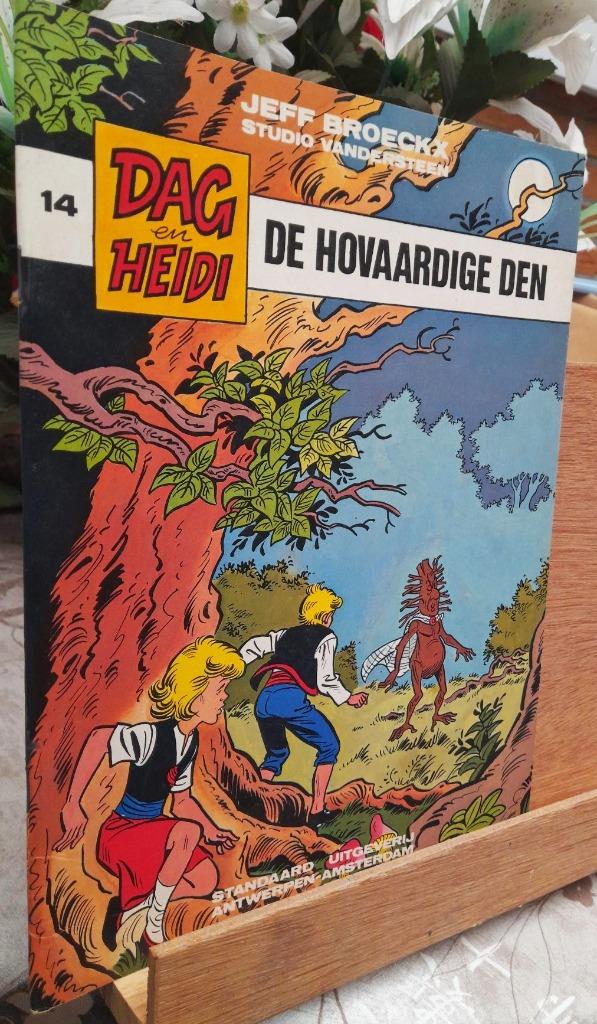 dag en heidi nr 14‘’ de hovaardige den  ‘’, Enlèvement ou Envoi, Une BD, Utilisé, Jeff Broeckx