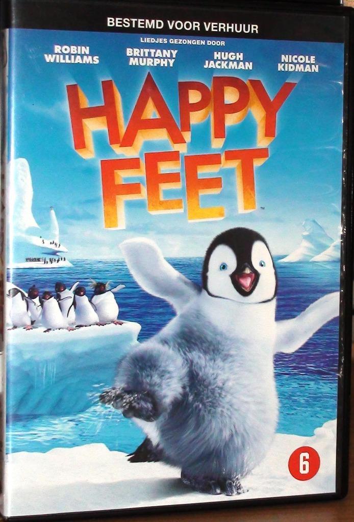 dvd happy feet, Cd's en Dvd's, Dvd's | Tekenfilms en Animatie, Tekenfilm, Ophalen of Verzenden