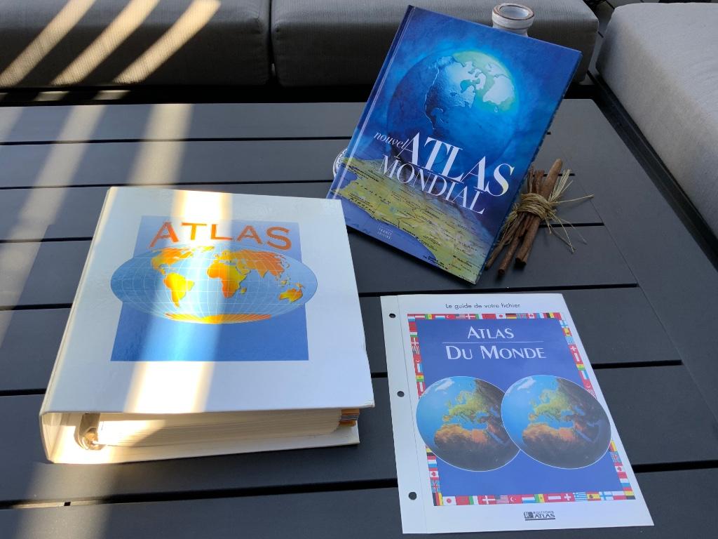 Nouvel atlas mondial et fiches pays en 16 chapitres, Enlèvement ou Envoi, Autres atlas, Utilisé, Collectif