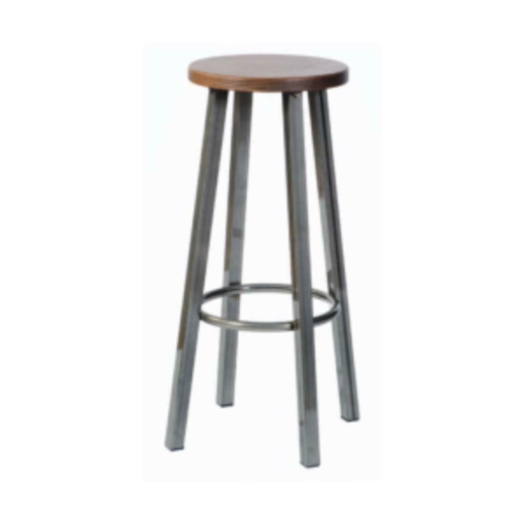horeca vintage retro industriële krukken metaal hout zit, Ophalen of Verzenden, Nieuw, Hout, 60 tot 90 cm