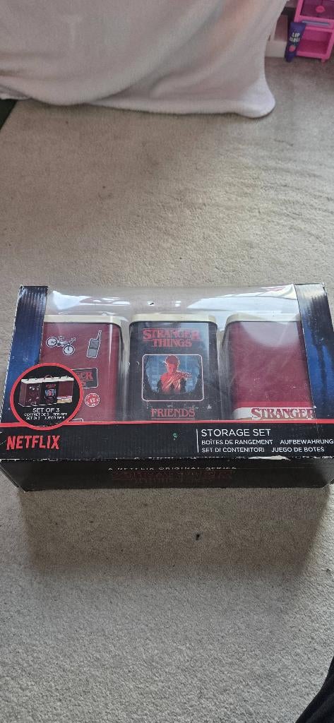 Stranger things boîtes de rangement collector, Ophalen, Zo goed als nieuw, Overige typen