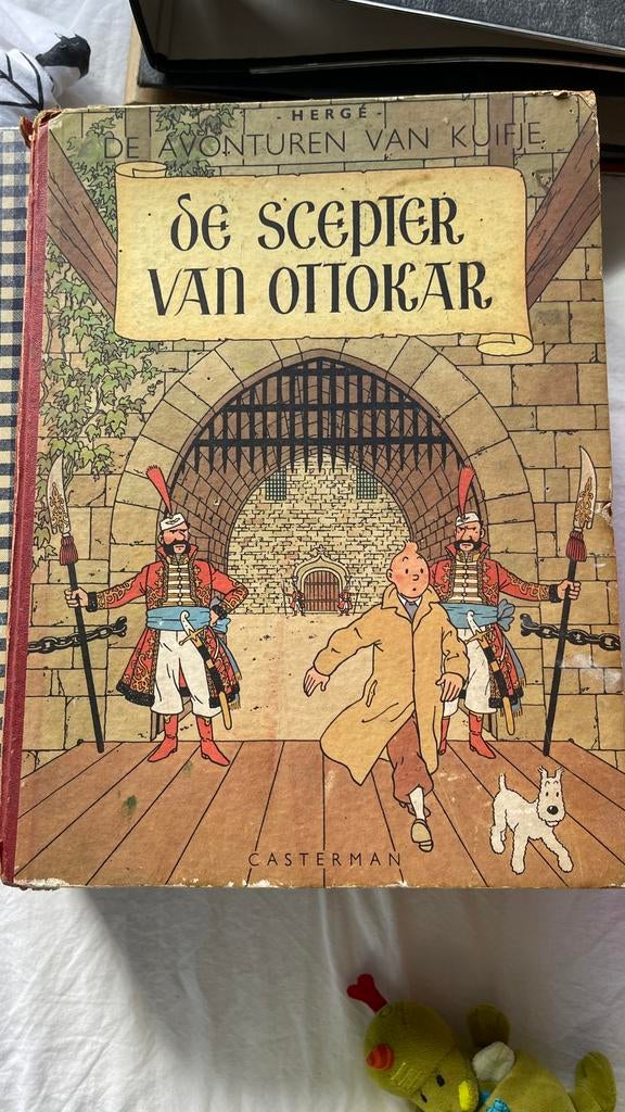 De scepter van Ottokar, Enlèvement ou Envoi, Une BD, Utilisé, Herge