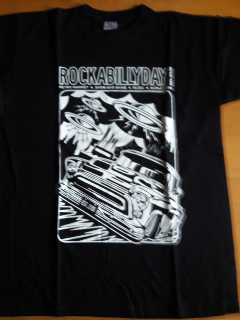 Rockabilly Day T Shirts Crew M, Ophalen of Verzenden, Zo goed als nieuw, Maat 48/50 (M), Rood