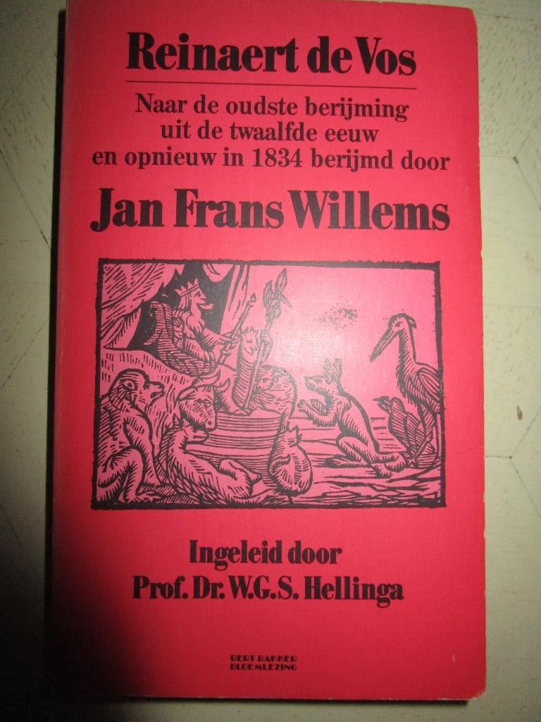 Reinaert de vos - Jan Frans Willem, Antiek en Kunst, Ophalen of Verzenden